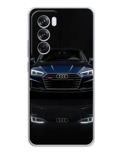 Чохол для OPPO A5 5G з картинкою «Audi — нічне відображення»