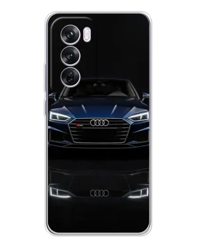 Чехол для OPPO A5 5G с картинкой «Audi — ночное отражение» Чехол для OPPO A5 5G с картинкой «Audi — ночное отражение»