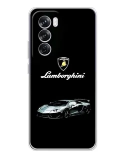 Чехол для OPPO A5 5G с картинкой «Логотип Lamborghini классика»