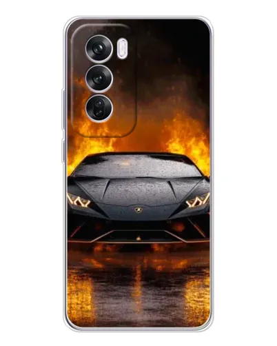 Чехол для OPPO A5 5G с картинкой «Lamborghini в огне» Чехол для OPPO A5 5G с картинкой «Lamborghini в огне»