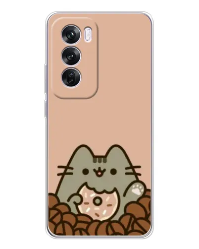 Чехол для OPPO A5 5G с картинкой «Кофейный Пушин» Чехол для OPPO A5 5G с картинкой «Кофейный Пушин»