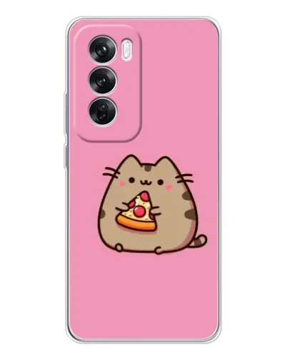 Чехол для OPPO A5 5G с картинкой «Пушин с пиццей» Чехол для OPPO A5 5G с картинкой «Пушин с пиццей»