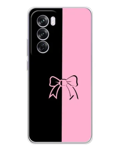 Чехол для OPPO A5 5G с картинкой «Половинки банта»