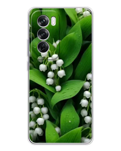 Чехол для OPPO A5 5G с картинкой «Ландыши в зелени»
