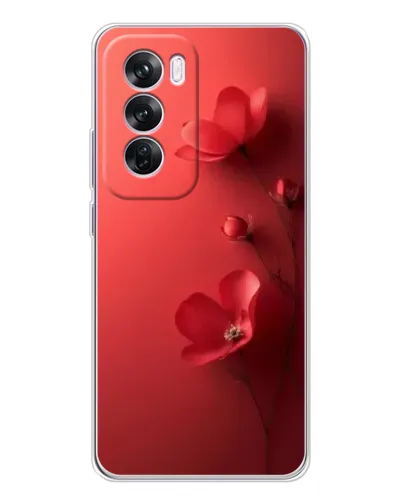 Чехол для OPPO A5 5G с картинкой «Маковые соцветия»