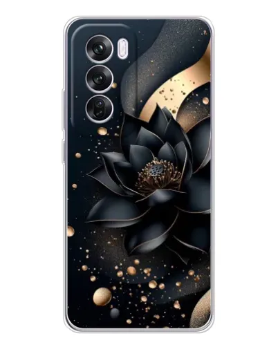 Чехол для OPPO A5 5G с картинкой «Черный лотос»