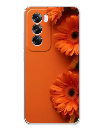 Чехол для OPPO A5 5G с картинкой «Оранжевые герберы»