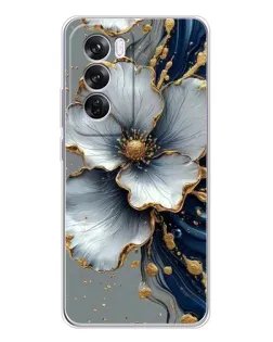 Чохол для OPPO A5 5G з картинкою «Біла квітка та золотий флюїд» Чохол для OPPO A5 5G з картинкою «Біла квітка та золотий флюїд»