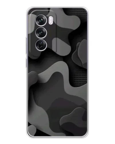 Чехол для OPPO A5 5G с картинкой «Темный абстрактный камуфляж» Чехол для OPPO A5 5G с картинкой «Темный абстрактный камуфляж»