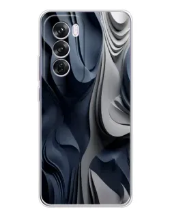Чехол для OPPO A5 5G с картинкой «Объемные синие складки» Чехол для OPPO A5 5G с картинкой «Объемные синие складки»