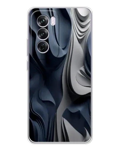 Чехол для OPPO A5 5G с картинкой «Объемные синие складки» Чехол для OPPO A5 5G с картинкой «Объемные синие складки»