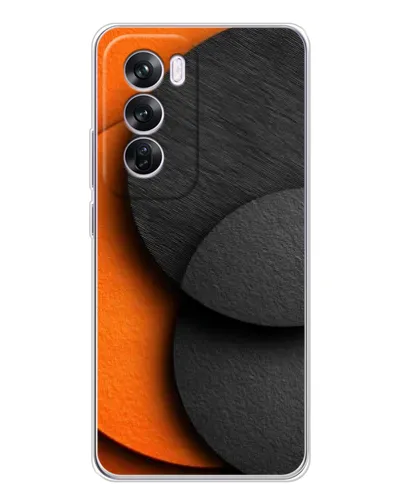 Чехол для OPPO A5 5G с картинкой «Геометрия оранжевых кругов» Чехол для OPPO A5 5G с картинкой «Геометрия оранжевых кругов»