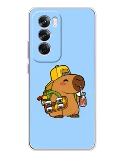 Чохол для OPPO A5 5G з картинкою «Капібара на скейті» Чохол для OPPO A5 5G з картинкою «Капібара на скейті»