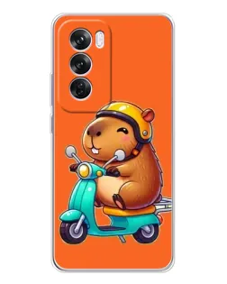 Чохол для OPPO A5 5G з картинкою «Капібара на скутері» Чохол для OPPO A5 5G з картинкою «Капібара на скутері»