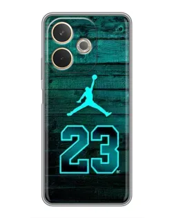 Чехол для OPPO A5 Pro с картинкой «Jordan Cyan 23» Чехол для OPPO A5 Pro с картинкой «Jordan Cyan 23»
