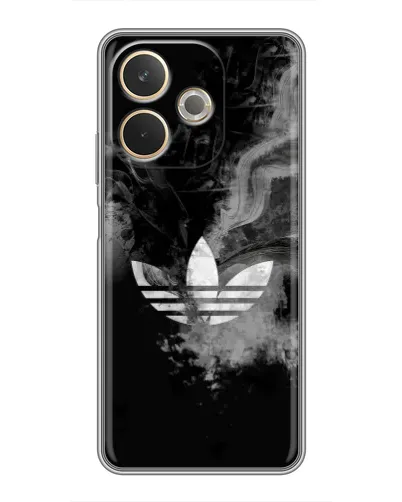 Чехол для OPPO A5 Pro с картинкой «Абстрактный дым Adidas»