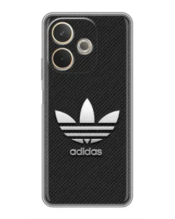 Чехол для OPPO A5 Pro с картинкой «Adidas Карбоновая текстура»