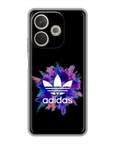 Чехол для OPPO A5 Pro с картинкой «Взрыв красок Adidas»