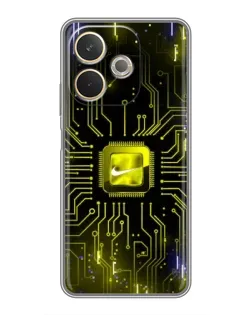 Чохол для OPPO A5 Pro з картинкою «Nike — золота іскра» Чохол для OPPO A5 Pro з картинкою «Nike — золота іскра»