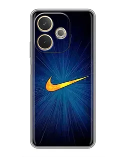 Чохол для OPPO A5 Pro з картинкою «Синій пульс Nike» Чохол для OPPO A5 Pro з картинкою «Синій пульс Nike»