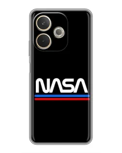 Чохол для OPPO A5 Pro з картинкою «NASA — класика Red Blue» Чохол для OPPO A5 Pro з картинкою «NASA — класика Red Blue»