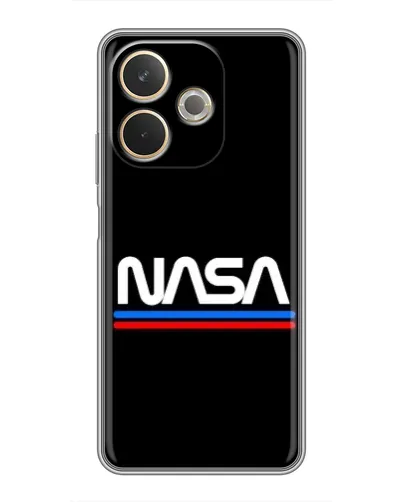 Чохол для OPPO A5 Pro з картинкою «NASA — класика Red Blue» Чохол для OPPO A5 Pro з картинкою «NASA — класика Red Blue»