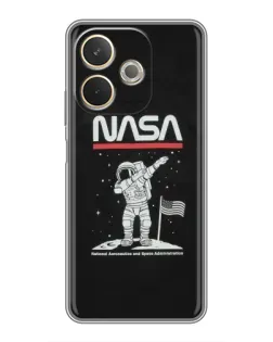 Чохол для OPPO A5 Pro з картинкою «NASA — крокуємо по Місяцю» Чохол для OPPO A5 Pro з картинкою «NASA — крокуємо по Місяцю»
