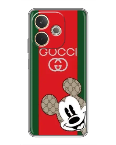 Чехол для OPPO A5 Pro с картинкой «Gucci — полосы и Микки»
