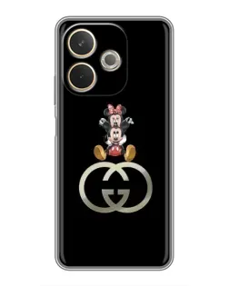 Чехол для OPPO A5 Pro с картинкой «Минни Маус на лого»