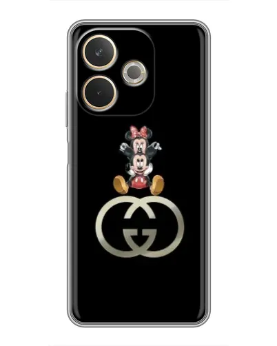 Чехол для OPPO A5 Pro с картинкой «Минни Маус на лого»