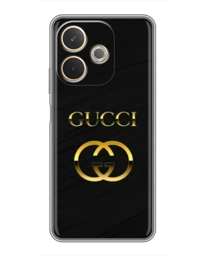 Чехол для OPPO A5 Pro с картинкой «Золотой логотип Gucci»