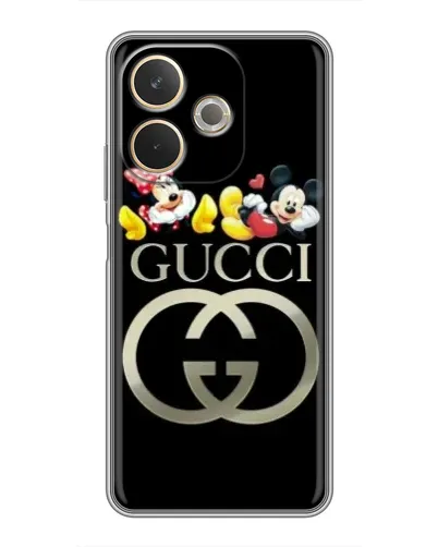 Чехол для OPPO A5 Pro с картинкой «Gucci — герои Disney»