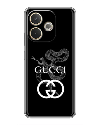Чехол для OPPO A5 Pro с картинкой «Gucci — серебряная змея»