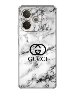 Чехол для OPPO A5 Pro с картинкой «Gucci — мраморный шик»