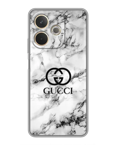 Чехол для OPPO A5 Pro с картинкой «Gucci — мраморный шик»