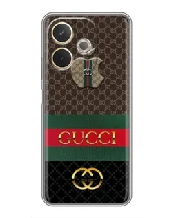 Чехол для OPPO A5 Pro с картинкой «Gucci — брендированный десерт»