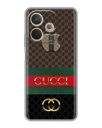 Чехол для OPPO A5 Pro с картинкой «Gucci — брендированный десерт»