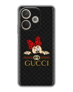 Чехол для OPPO A5 Pro с картинкой «Минни Маус Gucci — черный»