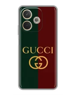 Чехол для OPPO A5 Pro с картинкой «Gucci — темно-зеленый градиент»