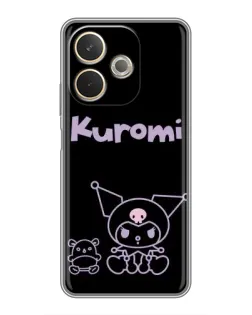 Чохол для OPPO A5 Pro з картинкою «Kuromi — чорний мінімалізм» Чохол для OPPO A5 Pro з картинкою «Kuromi — чорний мінімалізм»