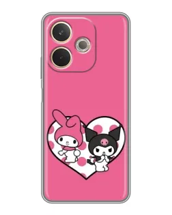 Чохол для OPPO A5 Pro з картинкою «Kuromi та My Melody» Чохол для OPPO A5 Pro з картинкою «Kuromi та My Melody»