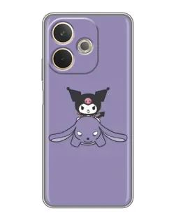 Чохол для OPPO A5 Pro з картинкою «Kuromi на ліловому фоні» Чохол для OPPO A5 Pro з картинкою «Kuromi на ліловому фоні»