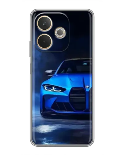Чехол для OPPO A5 Pro с картинкой «Голубая BMW M4» Чехол для OPPO A5 Pro с картинкой «Голубая BMW M4»