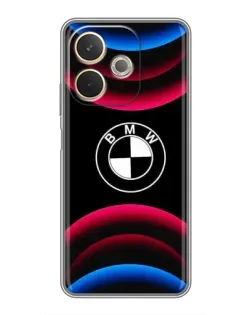 Чехол для OPPO A5 Pro с картинкой «Логотип BMW и неоновые дуги» Чехол для OPPO A5 Pro с картинкой «Логотип BMW и неоновые дуги»