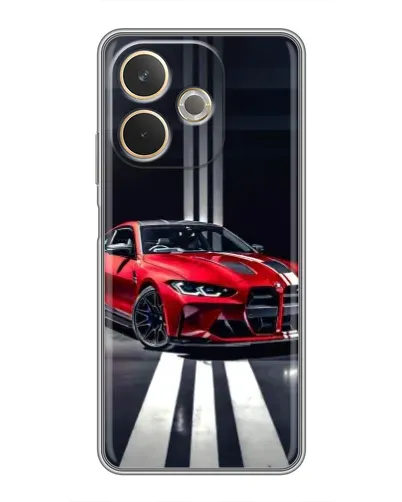 Чехол для OPPO A5 Pro с картинкой «Красная BMW на дороге» Чехол для OPPO A5 Pro с картинкой «Красная BMW на дороге»