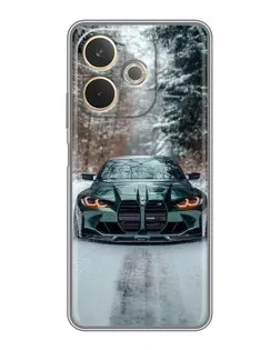 Чехол для OPPO A5 Pro с картинкой «BMW в зимнем лесу» Чехол для OPPO A5 Pro с картинкой «BMW в зимнем лесу»