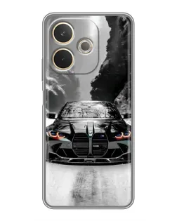 Чехол для OPPO A5 Pro с картинкой «BMW — акварельный дрифт» Чехол для OPPO A5 Pro с картинкой «BMW — акварельный дрифт»