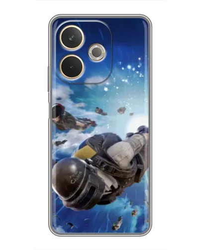Чохол для OPPO A5 Pro з картинкою «Десант PUBG — стрибок»