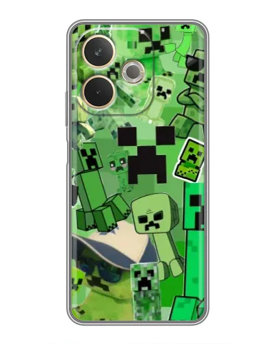 Чохол для OPPO A5 Pro з картинкою «Кріпери Minecraft»