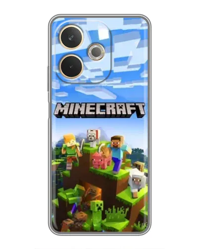Чохол для OPPO A5 Pro з картинкою «Minecraft класичний світ»